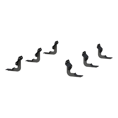 Aries 15-16 F150 SUPER CREW 6IN OVAL SIDE BRACKET KIT 4508